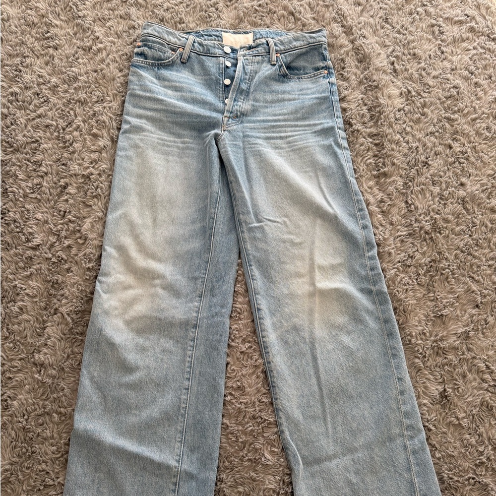 MOTHER Light Blue Flare Jeans
